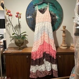 Anthropologie eyelet dress